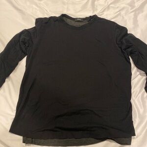 Theory long sleeve dress shirt two layers